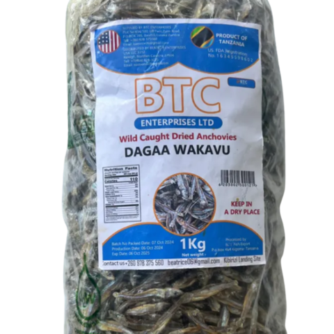 Ndakala / Ndagaa / Dried Anchovies / Kauchu
